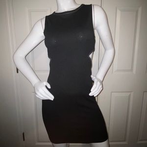 Zara Trafaluc little Black dress cutout women’s small